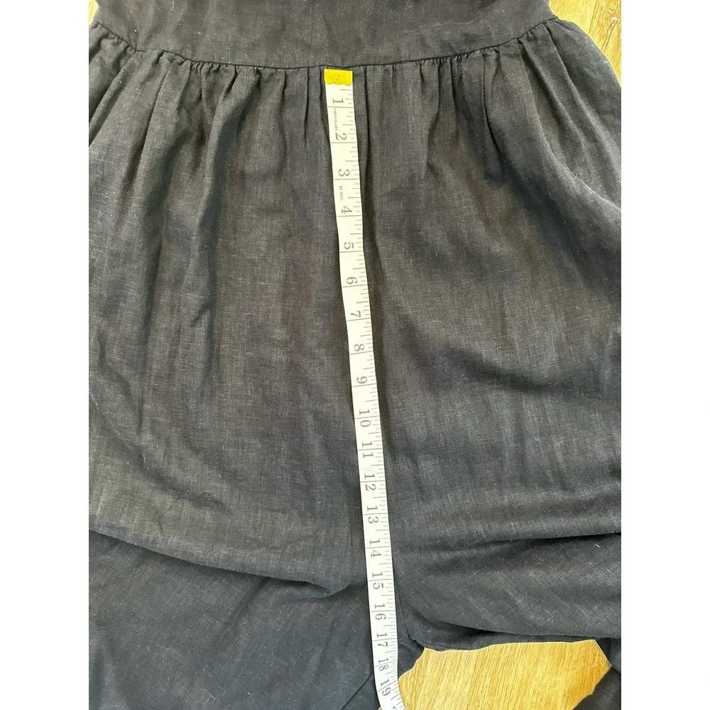 Free People Style‎ Black Wide Leg Jumpsuit XS  Boho Minimalist Flowy Relaxed